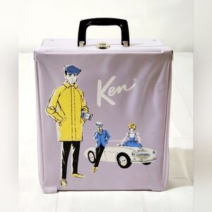 Vintage 1962 Barbie Ken Purple Carrying Case